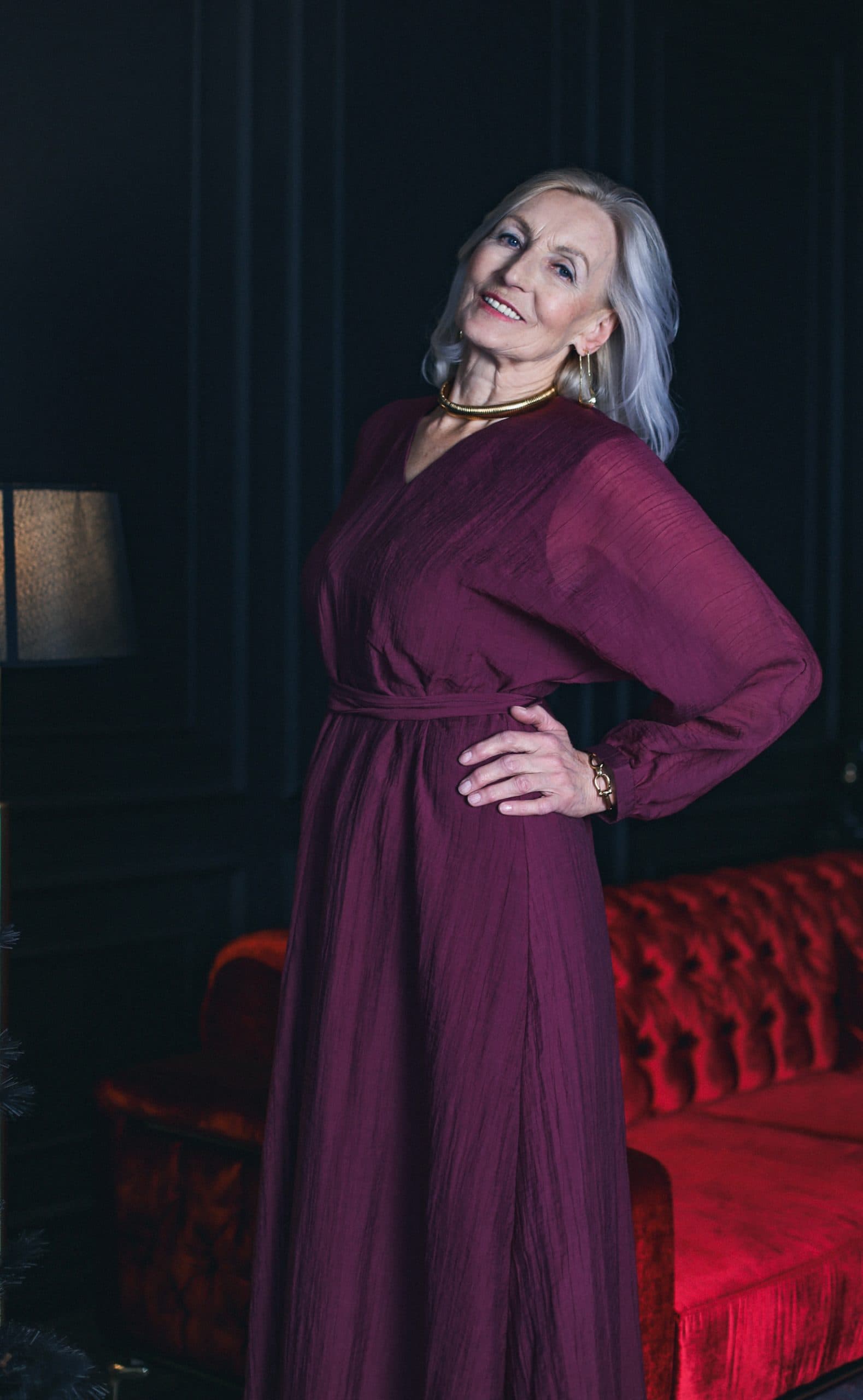 Платье Пасифика из жатого тенсел шифона