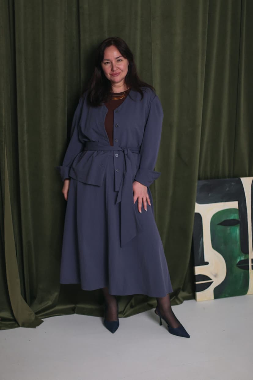 Костюм Ривер из смесового тенсела