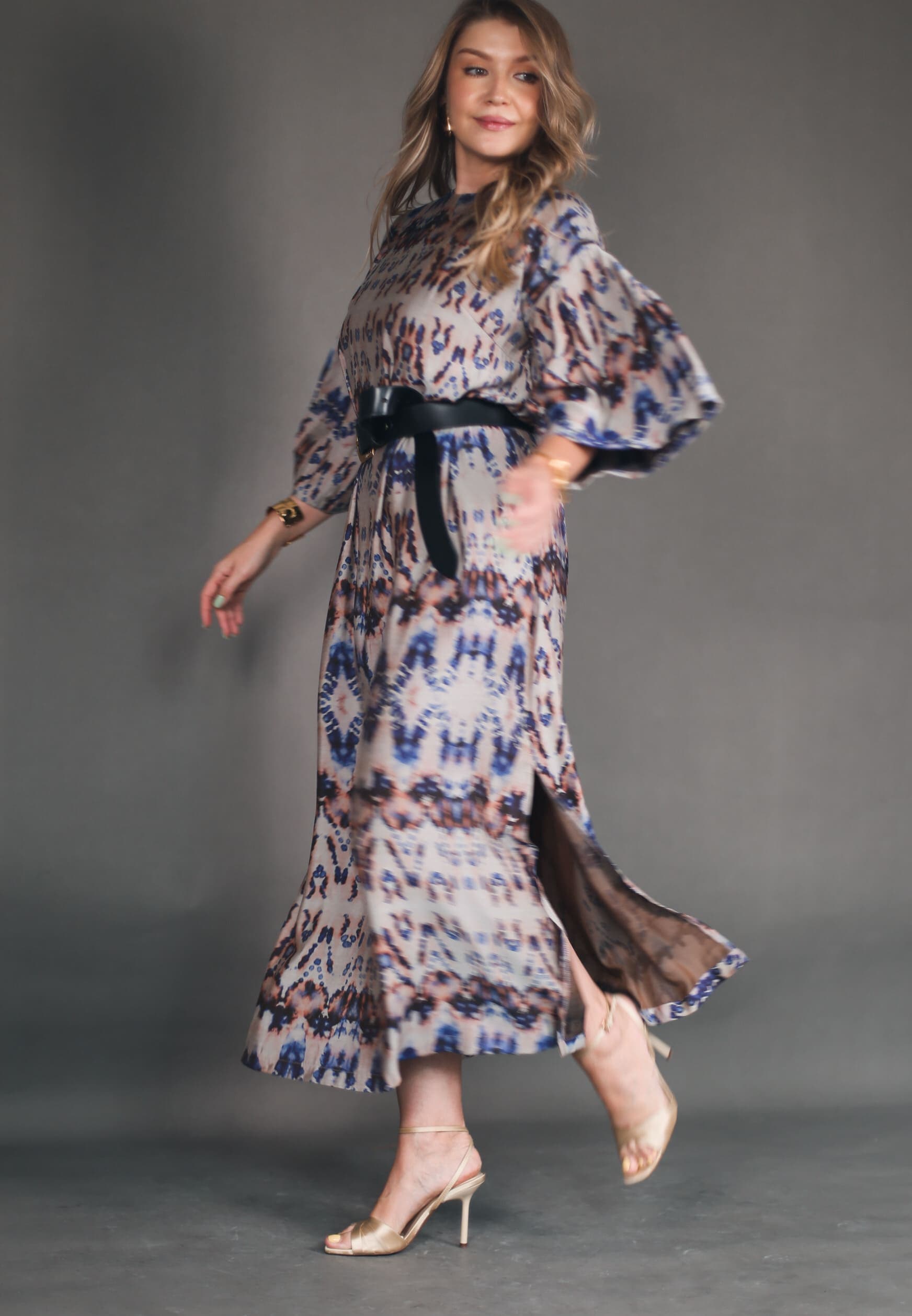 Платье-Чехол из купро-сатина