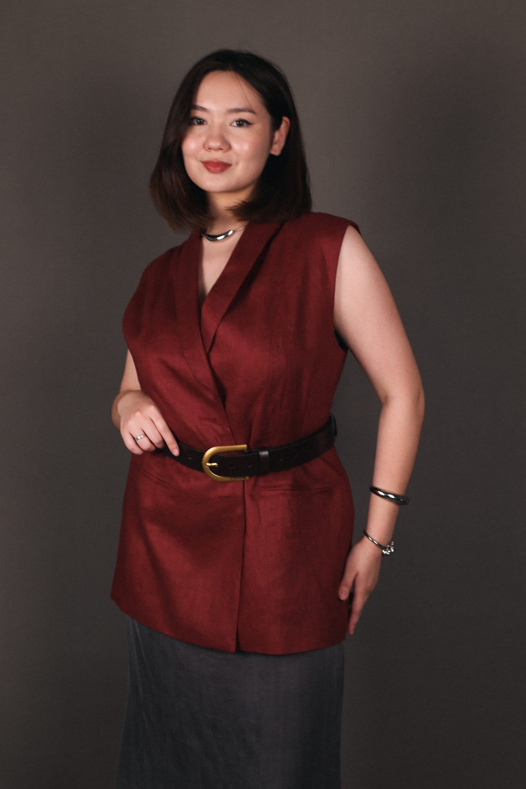 Жилет Лион из льна