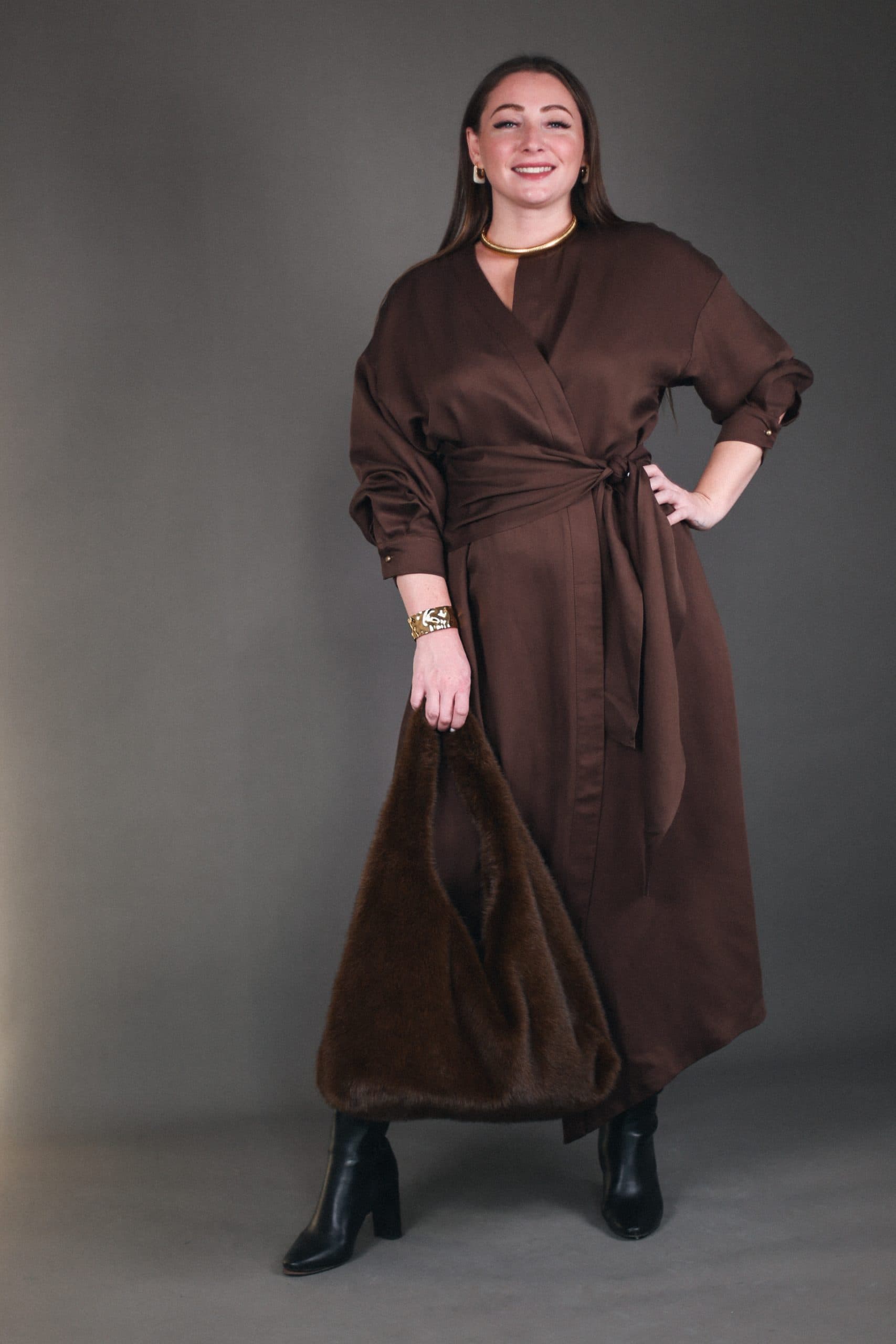 Платье-рубашка Мэй из тенсела