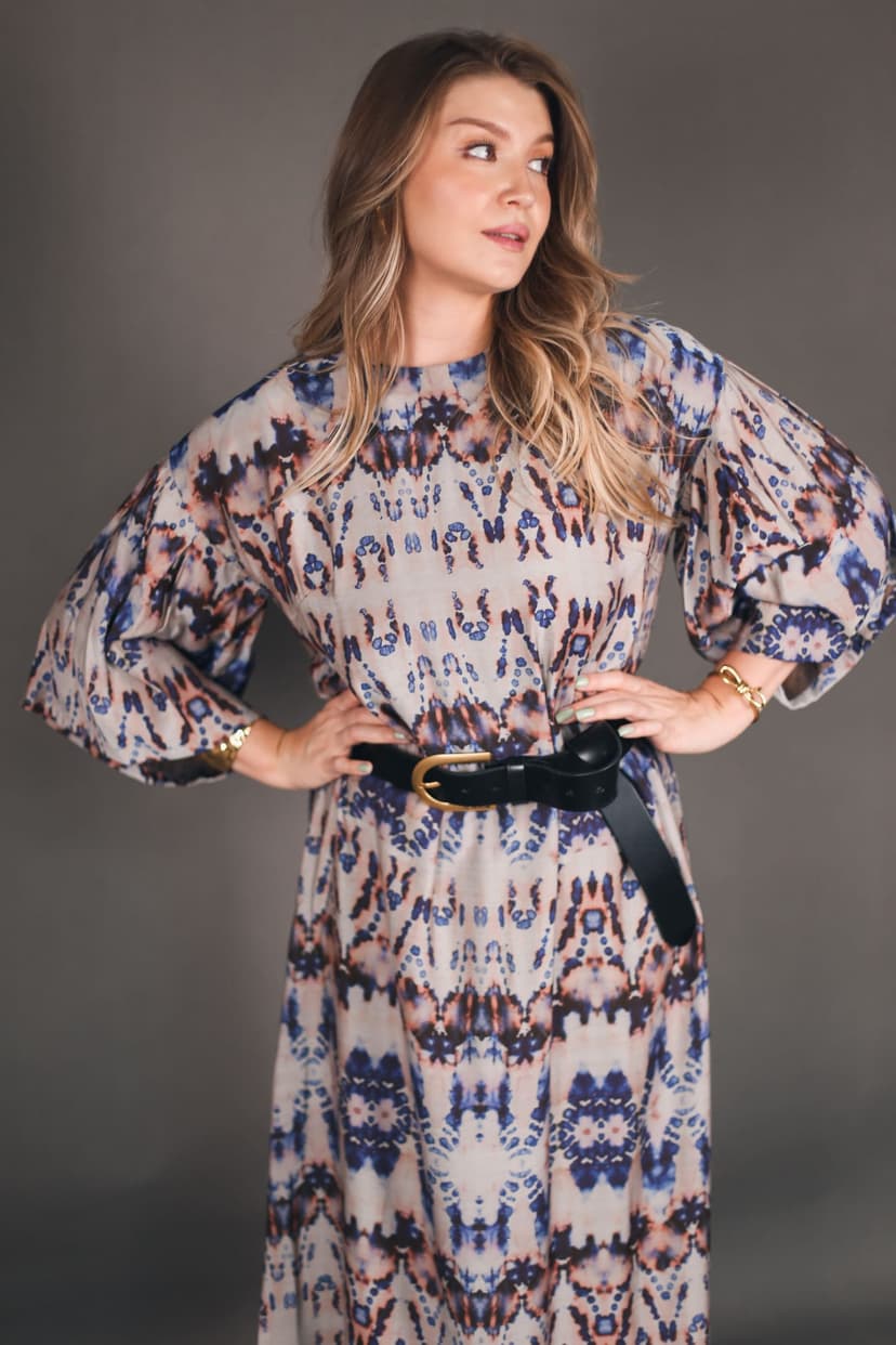 Платье-Чехол из купро-сатина