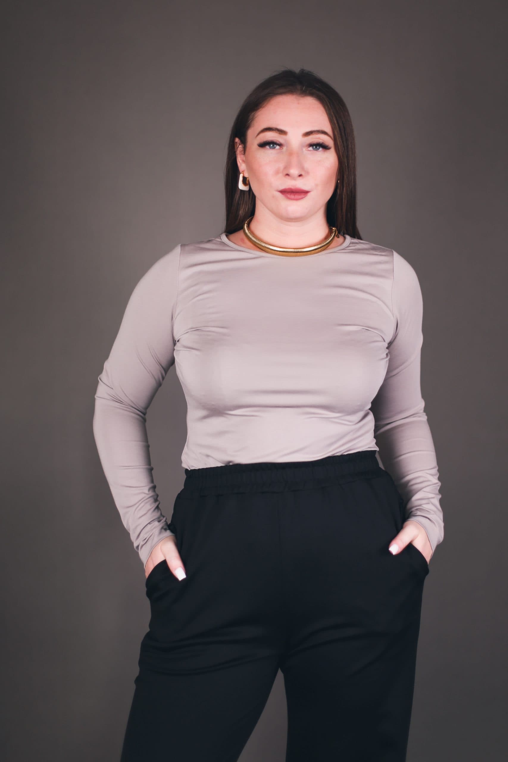 Лонгслив из вискозы