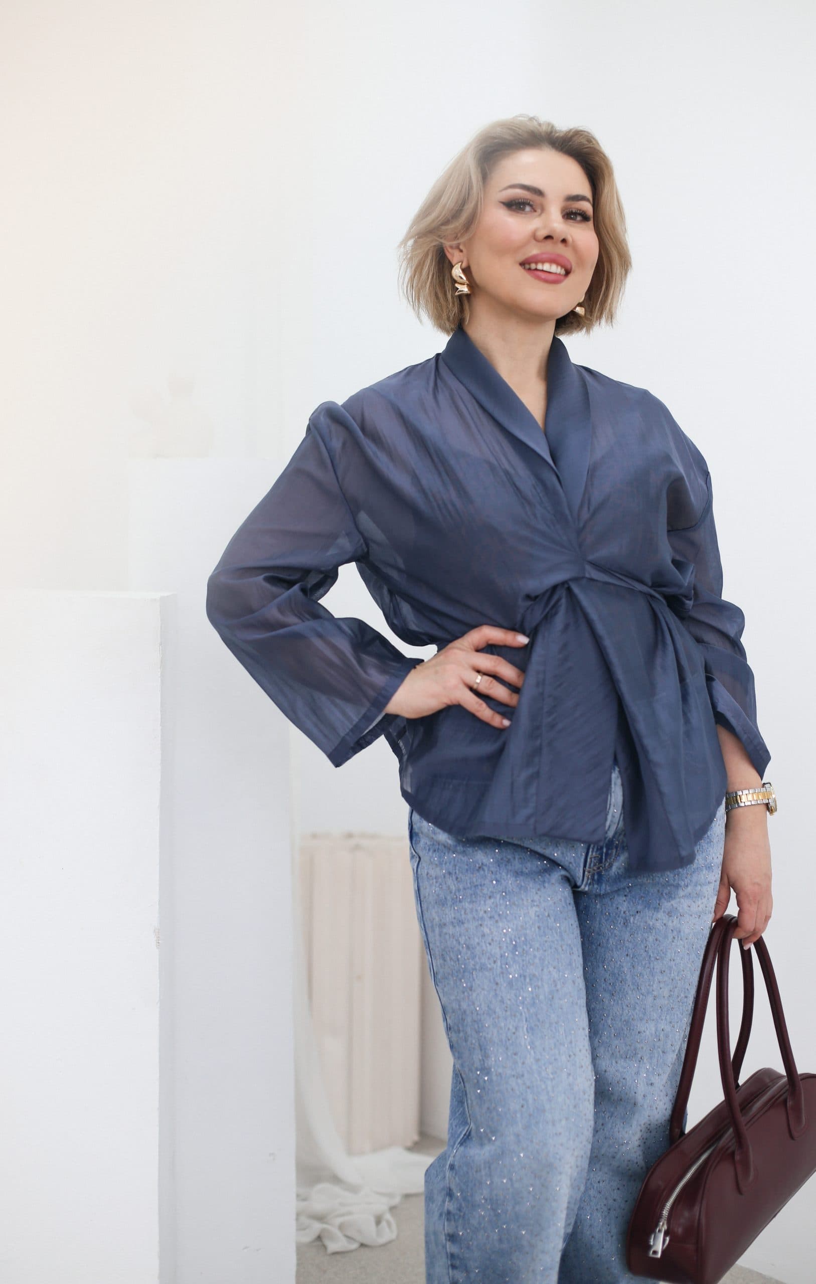 Блуза Хару из лиоцеля